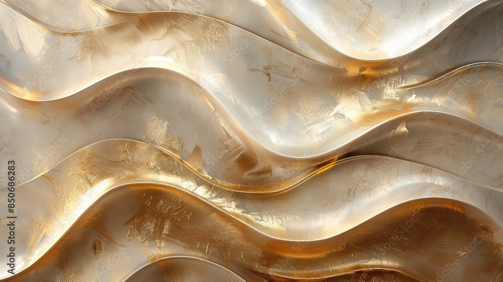Poster abstract backdrop embellished with gleaming golden lines and subtle shadows