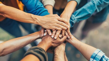 Hands Reaching Together: A Symbol of Unity