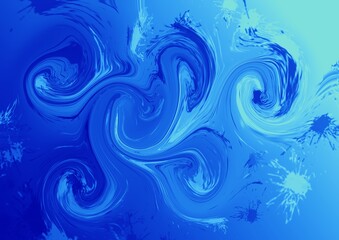 abstract blue background with waves