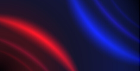 Obraz premium Abstract Colorful Red and Blue Neon Halo Background. Vector clip art for your night party design.