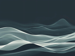 monochrome smoke waves