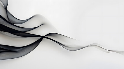 minimalistic black and white waves