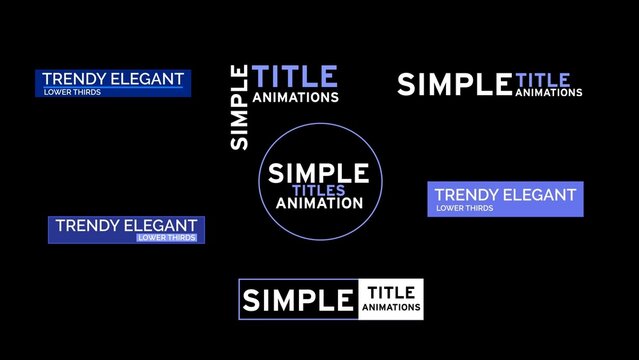 Smooth Elegant Titles