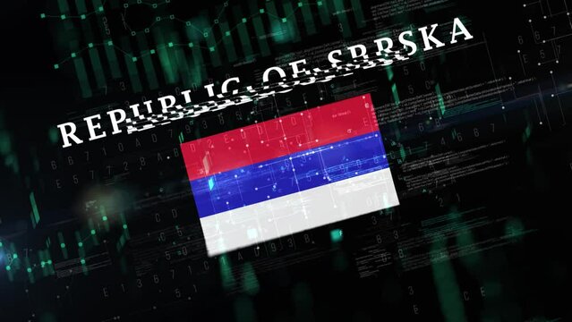 Republic of Srpska with Digital flag Intro