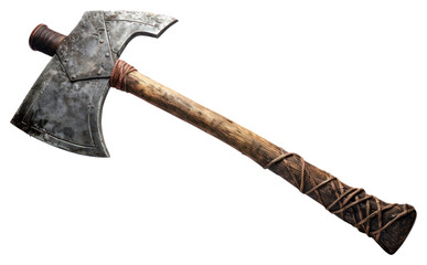 PNG Viking axe weapon hammer tool.