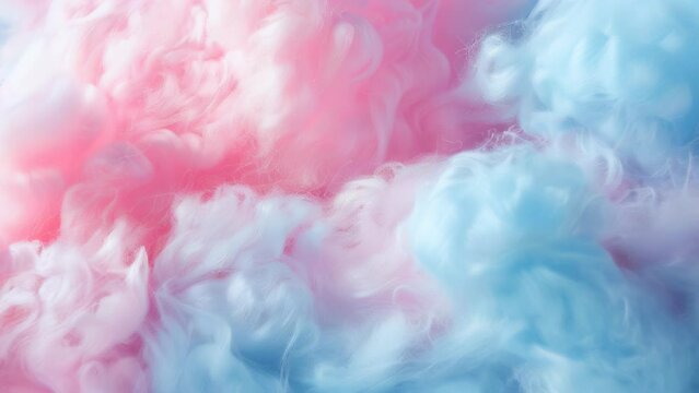 abstract background texture of cotton smoky fluffy texture soft pastel color background with soft cotton wool and steam effect or cotton candy