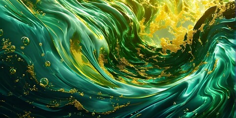 whirlpool fluids swirling in vibrant hues