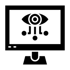 Data Visualization Glyph Icon