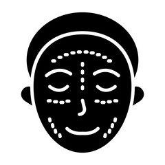 Plastic Surgery Glyph Icon