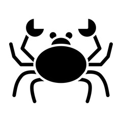 Crab Glyph Icon