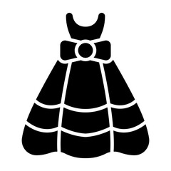 Sundress Glyph Icon