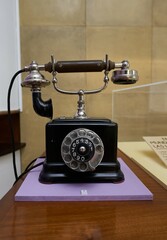 old phone with a background