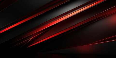 Abstract Red and Black Diagonal Lines