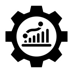 Project Management Glyph Icon