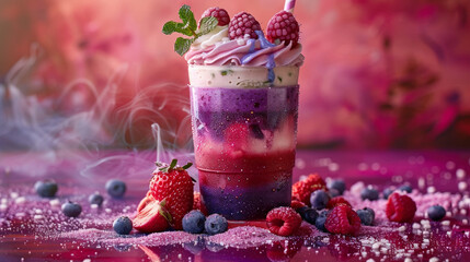 strawberry smoothie with other fruits