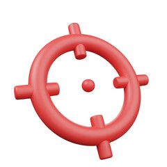 3d icon of arcade aim