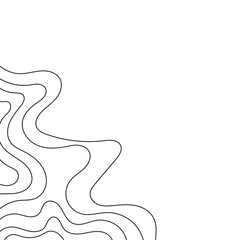 Topographic Line Corner