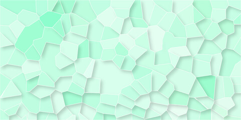 Abstract colorful background with triangles. background of crystallized. Pastel light mint colors stone tile pattern. Cement kitchen decor. Mint marble bath floor. Fabric vintage print. vector.