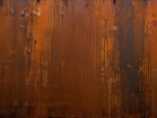 Obraz premium Grunge rusty orange-brown metal corten steel stone background.