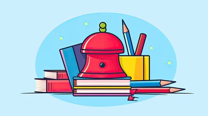 A cartoon bell 