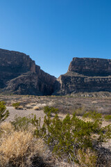 Santa Elena Canyon in Big Bend National Park, TX