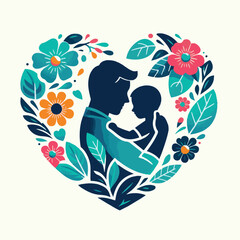 Fathers day Special Floral Icon