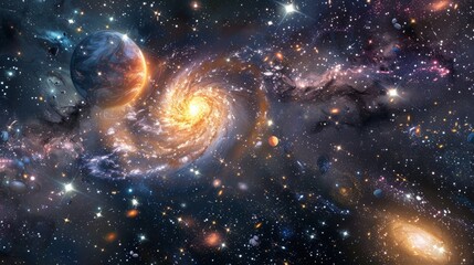Cosmic Dance: A Galaxy in Motion