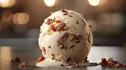 ice cream with chocolate