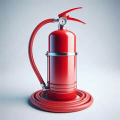Obraz premium The Essential Fire Extinguisher, Isolated on White background
