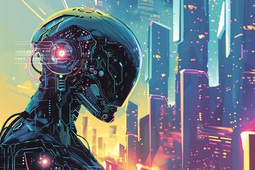 futuristic illustration