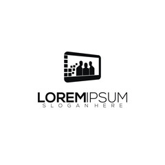 Fototapeta premium full color vector genius logo