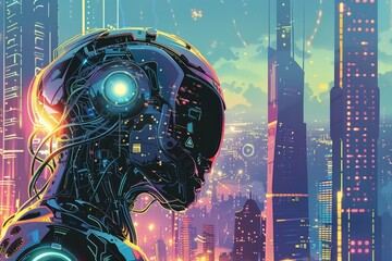 futuristic illustration