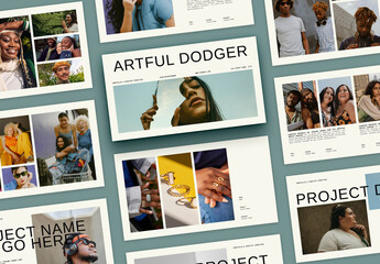 Minimal Portfolio Deck Layout