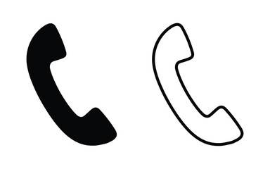 Telephone call Icon vector Illustration.