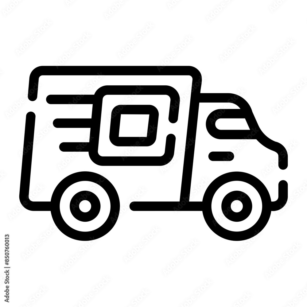 Canvas Prints delivery truck