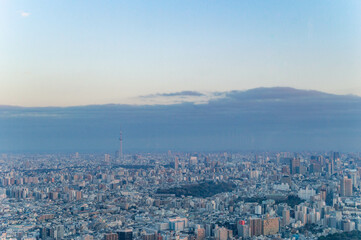 Vue sur la Skyline de Tokyo, Ikeburkuro, Kanto, Japon
