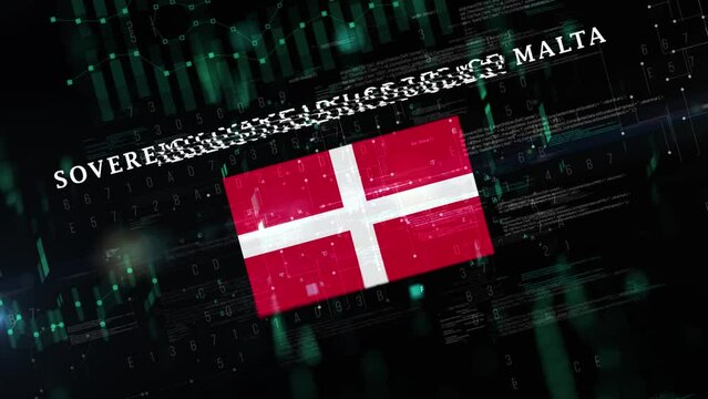 Sovereign Military Order of Maltawith Digital flag Intro