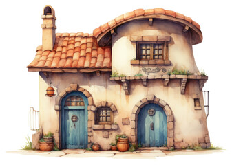 Fototapeta premium PNG House architecture building door.