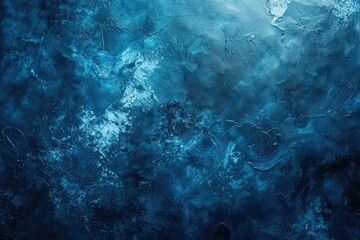 Abstract blue textured background resembling ocean waves, reflecting light with an ethereal and...