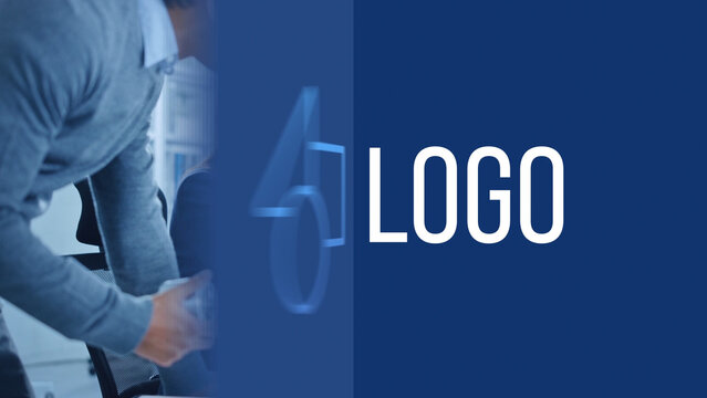 Folding Page Turn Logo Reveal