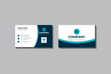  Modern and simple Business Card Template For company Corporate Style, Creative And Simple business card design