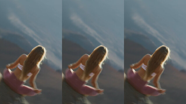 Triple Split Frame Media Transition