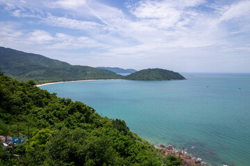view of the sea and mountains