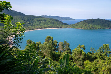 lake in the mountains in summer