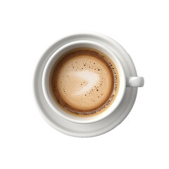 Coffee cup on transparent background