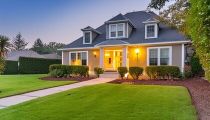 アメリカの理想的な一軒家 欧州 Ideal house in America Europe