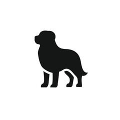 Dog icon vector. EPS 10 editable vector