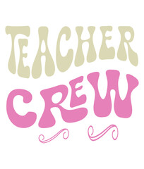 Retro, Teacher Craft Design. T-shirt Design. Illustration