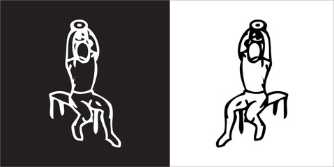  IIlustration Vector graphics of Workout Routine icon