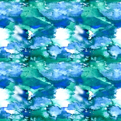 seamless Shibori Print pattern and tie-dye textile Shibori allovers pattern design